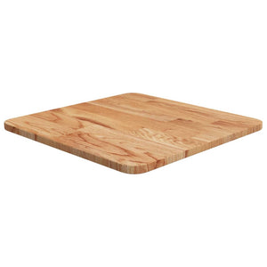 vidaXL Plateau de table carré chêne traité marron clair 40x40x1,5 cm