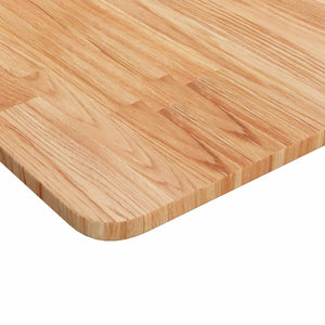 vidaXL Plateau de table carré chêne traité marron clair 40x40x1,5 cm