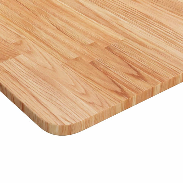 vidaXL Plateau de table carré chêne traité marron clair 40x40x1,5 cm
