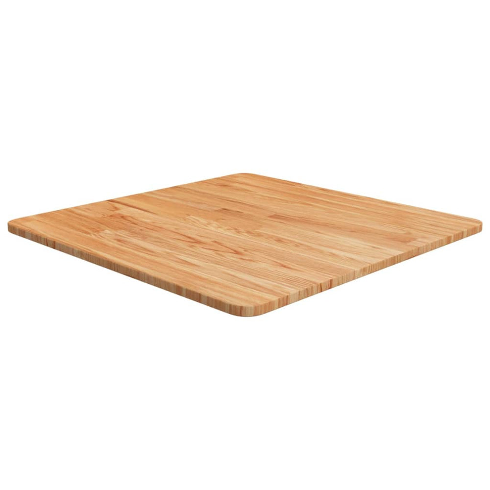vidaXL Plateau de table carré chêne clair 60x60x1,5 cm chêne traité