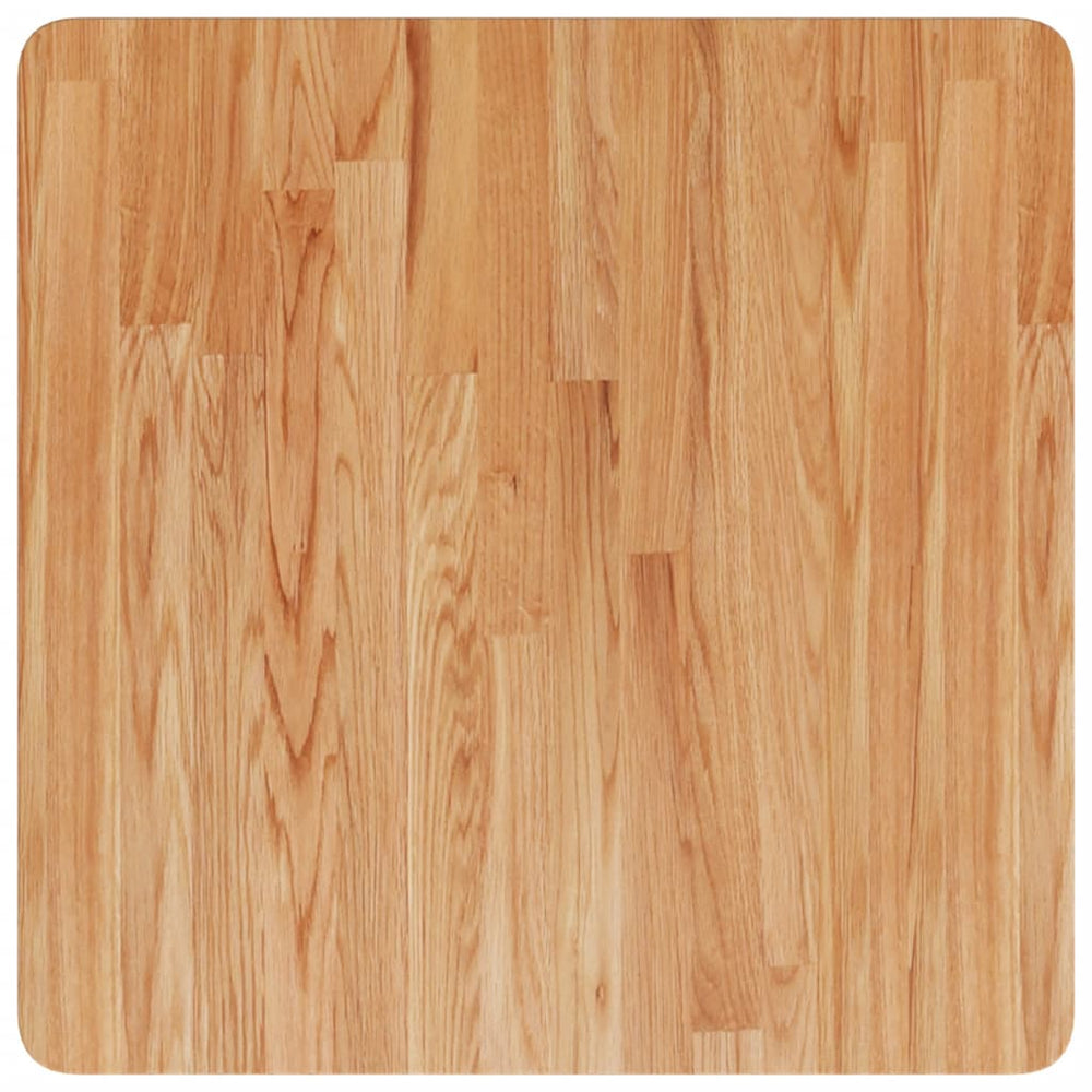 vidaXL Plateau de table carré chêne clair 60x60x1,5 cm chêne traité