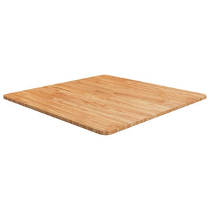 vidaXL Plateau de table carré Chêne traité marron clair 70x70x1,5cm