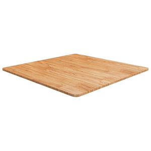 vidaXL Plateau de table carré Chêne traité marron clair 80x80x1,5 cm