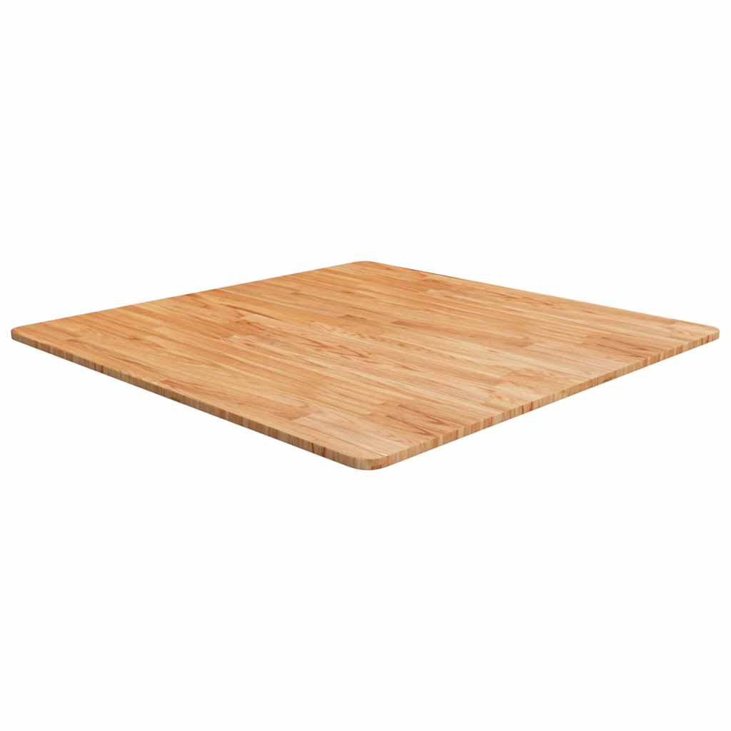 vidaXL Plateau de table carré Chêne traité marron clair 90x90x1,5 cm