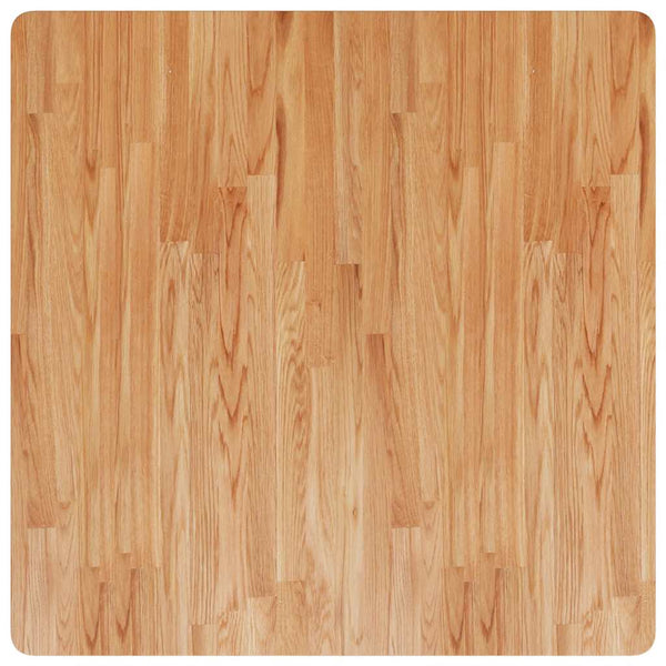vidaXL Plateau de table carré Chêne traité marron clair 90x90x1,5 cm