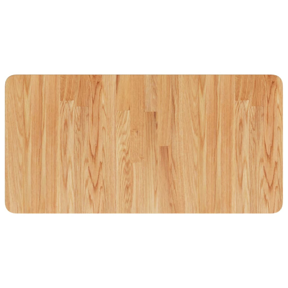 Waschtischplatte Hellbraun 80x40 cm Massivholz