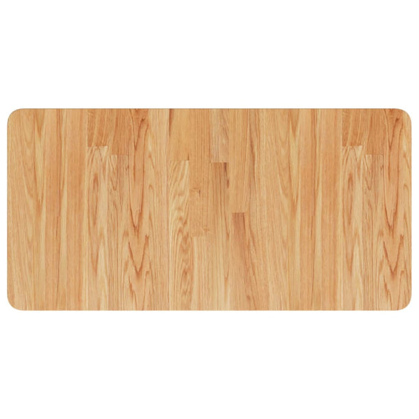 Waschtischplatte Hellbraun 80x40 cm Massivholz