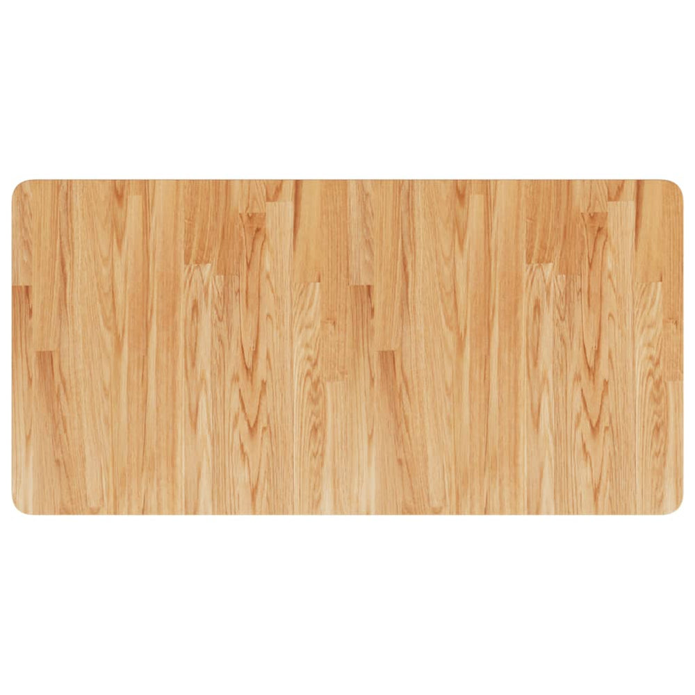 Waschtischplatte Hellbraun 100x50 cm Massivholz