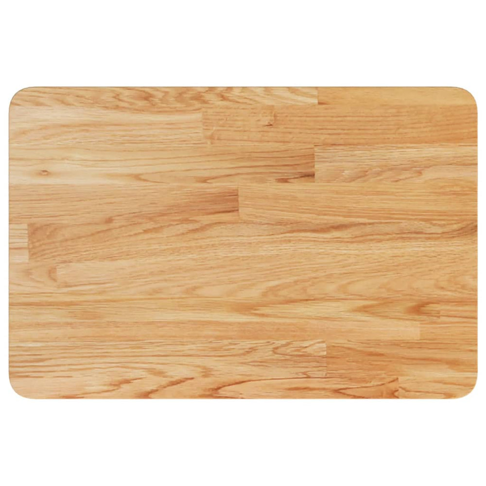 Waschtischplatte Hellbraun 60x40 cm Massivholz