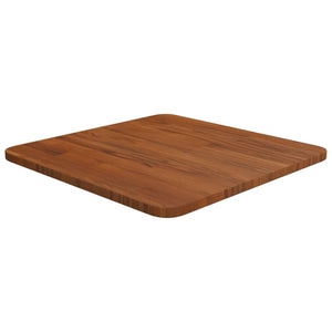 Quadratische Tischplatte Dunkelbraun 40x40cm Eiche