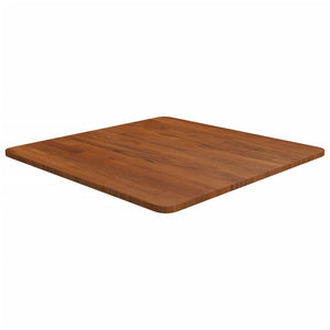 Quadratische Tischplatte Dunkelbraun 60x60 Eiche