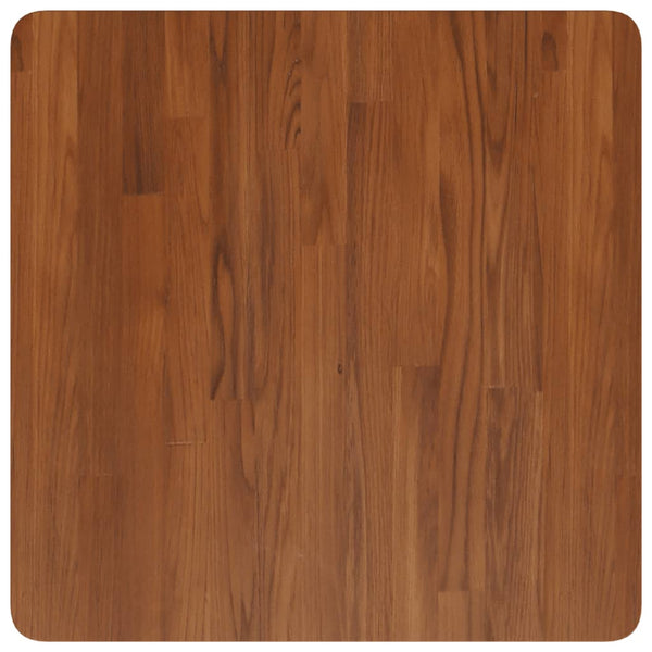 Quadratische Tischplatte Dunkelbraun 60x60 Eiche