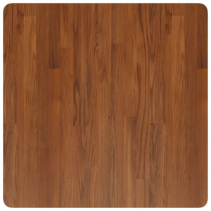 Quadratische Tischplatte Dunkelbraun 70x70 cm Eiche