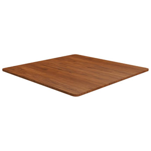 Quadratische Tischplatte Dunkelbraun 80x80 cm Eiche