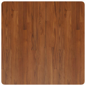 Quadratische Tischplatte Dunkelbraun 80x80 cm Eiche