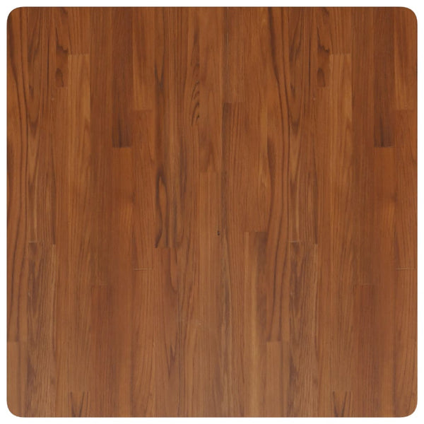 Quadratische Tischplatte Dunkelbraun 80x80 cm Eiche