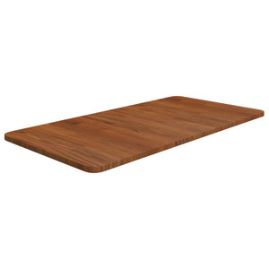 Waschtischplatte Dunkelbraun 80x40 cm Massivholz