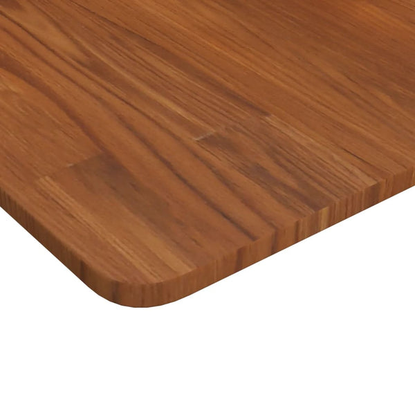 Waschtischplatte Dunkelbraun 80x40 cm Massivholz