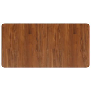 Dunkelbraune Waschtischplatte 100x50 cm Massivholz