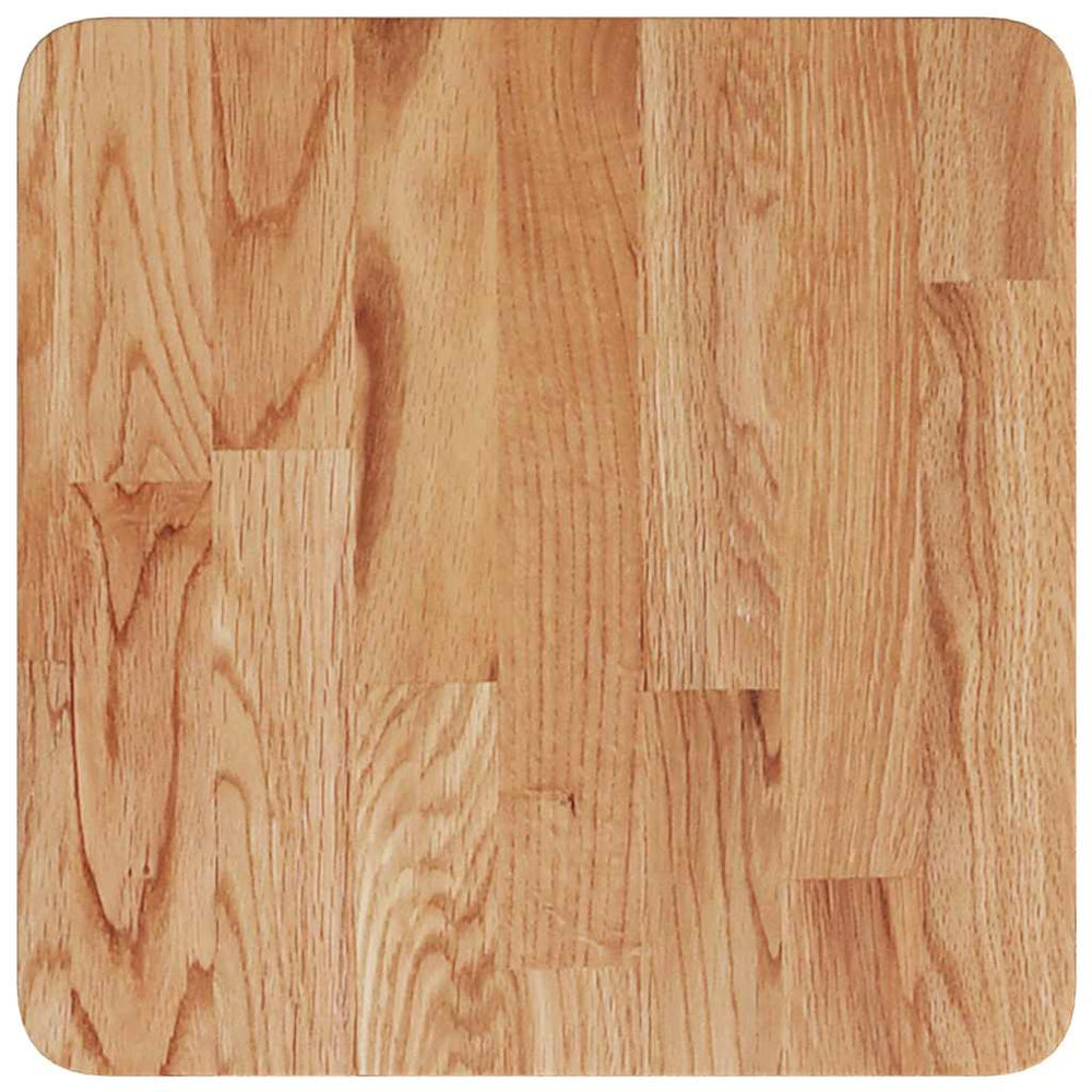 vidaXL Plateau de table carré chêne clair 40x40x2,5cm Chêne traité