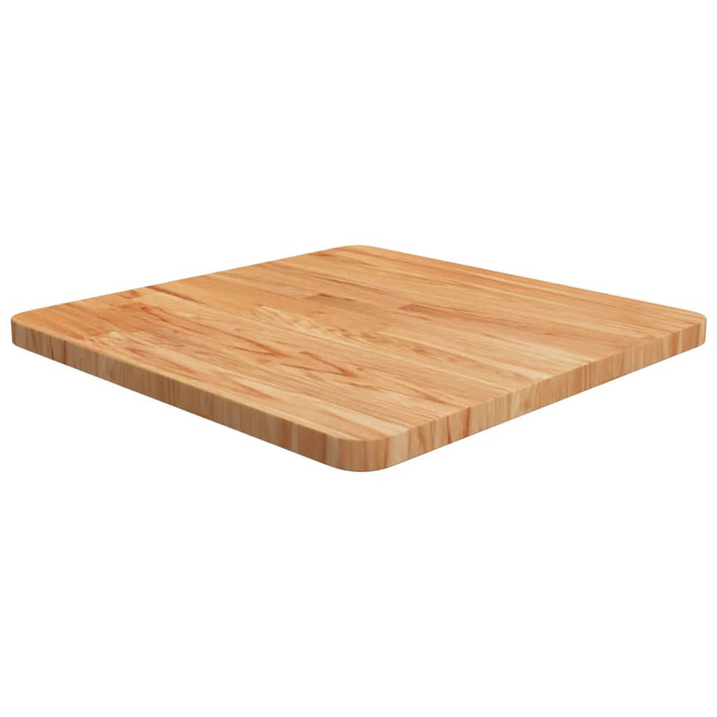 vidaXL Plateau de table carré Chêne traité marron clair 50x50x2,5cm