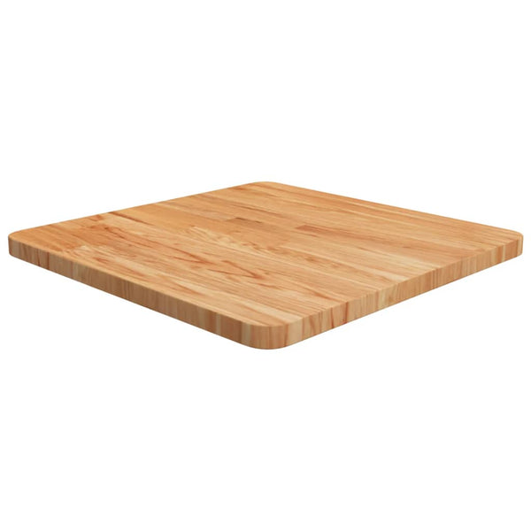 vidaXL Plateau de table carré Chêne traité marron clair 50x50x2,5cm