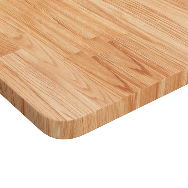 vidaXL Plateau de table carré Chêne traité marron clair 50x50x2,5cm