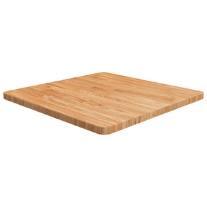 vidaXL Tabletop Square Light Brown 60x60x2.5 cm Treated Oak