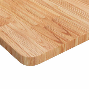 vidaXL Tabletop Square Light Brown 60x60x2.5 cm Treated Oak