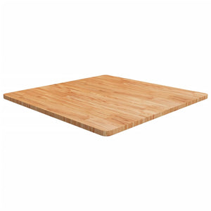 vidaXL Plateau de table carré Chêne traité marron clair 90x90x2,5 cm