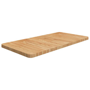 Waschtischplatte Hellbraun 80x40 cm Massivholz