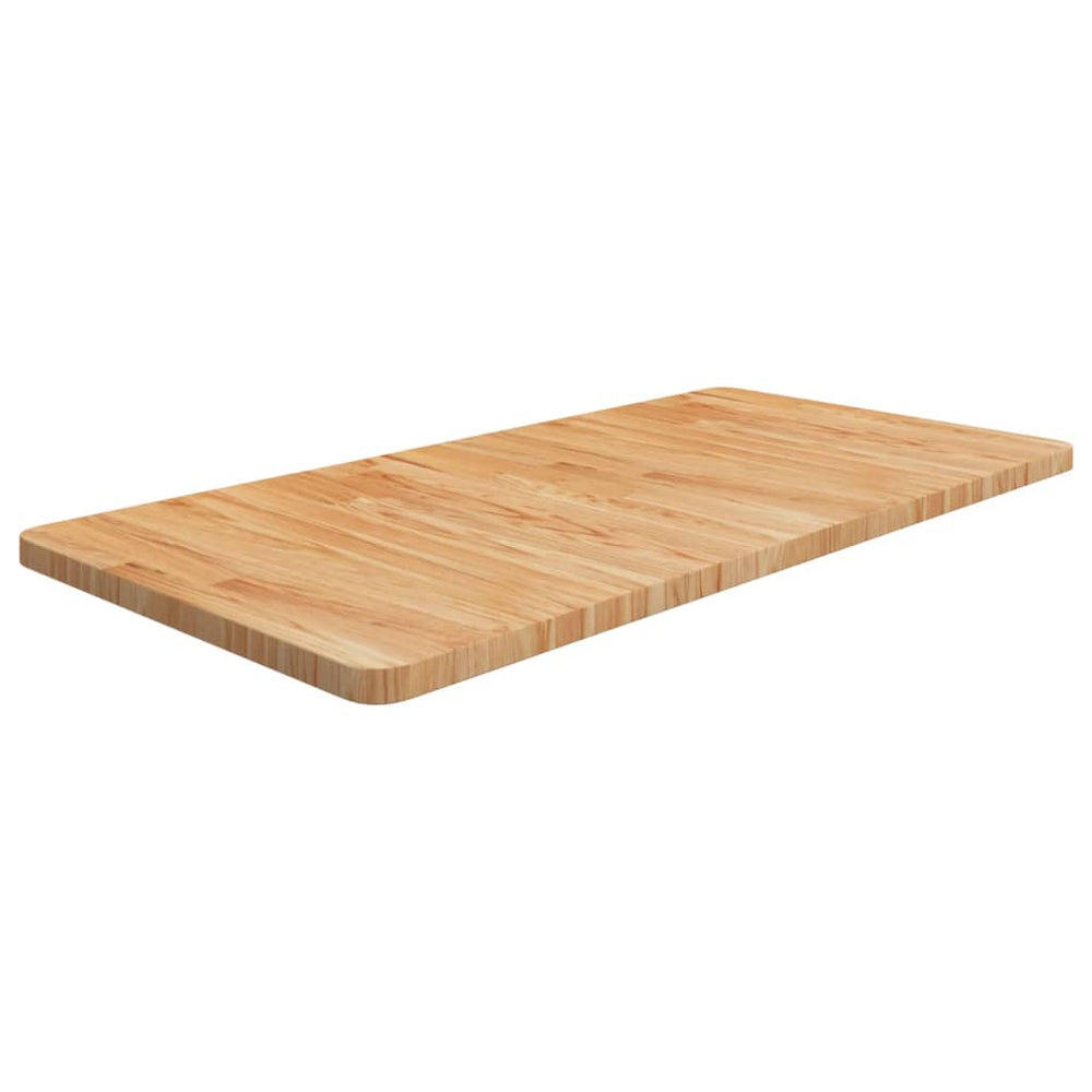 Waschtischplatte Hellbraun 100x50 cm Massivholz