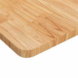 Waschtischplatte Hellbraun 100x50 cm Massivholz