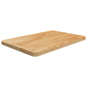 Waschtischplatte Hellbraun Massivholz 60x40 cm