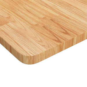 Waschtischplatte Hellbraun 100x60 cm Massivholz