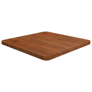 Quadratische Tischplatte Dunkelbraun 50x50 cm Eiche