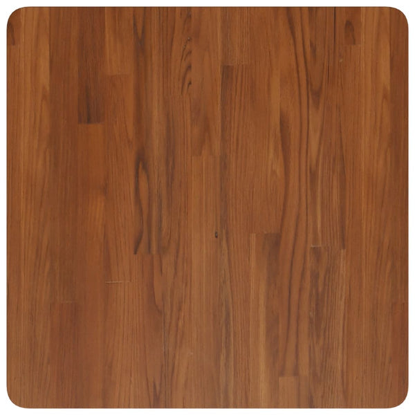 Quadratische Tischplatte Dunkelbraun 60x60 Eiche