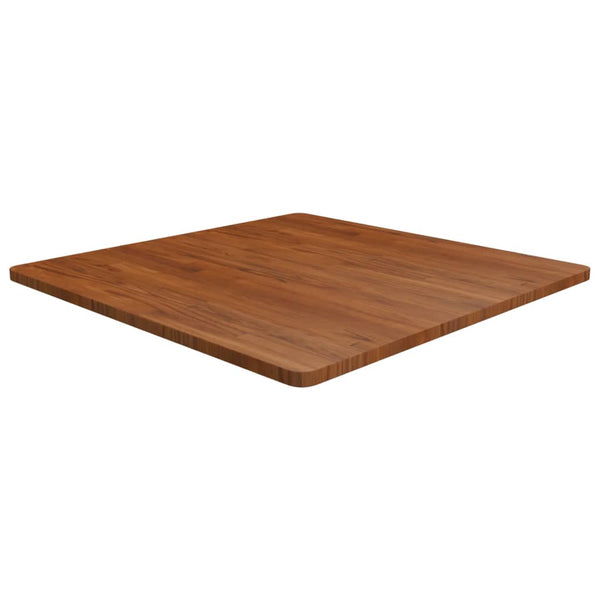 Quadratische Tischplatte Dunkelbraun 90x90 cm