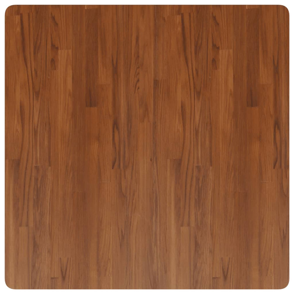 vidaXL Plateau de table carré Chêne traité marron foncé 90x90x2,5cm