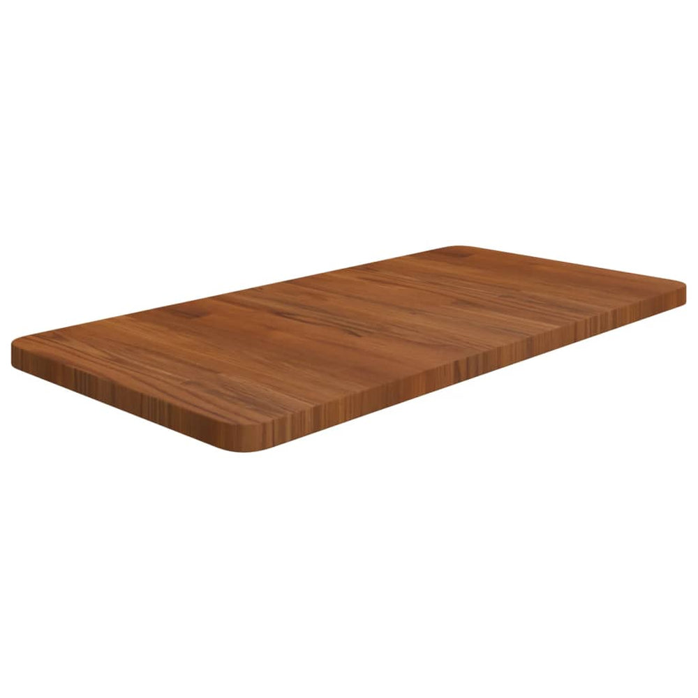 Waschtischplatte Dunkelbraun 80x40 cm Massivholz