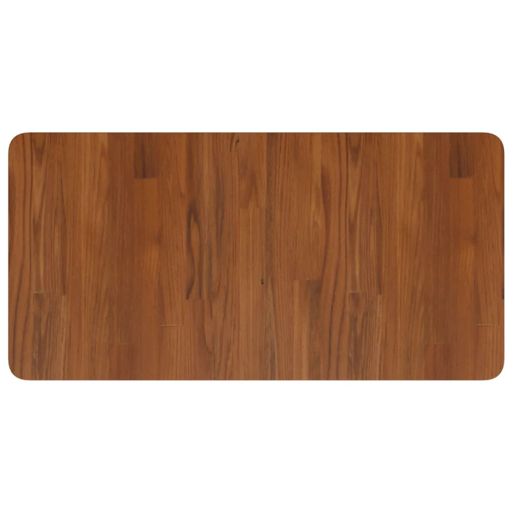 Waschtischplatte Dunkelbraun 80x40 cm Massivholz