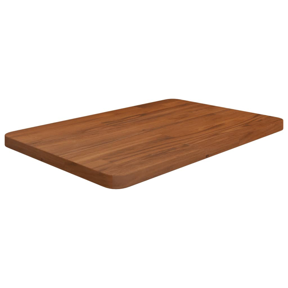 Waschtischplatte Dunkelbraun 60x40 cm Massivholz