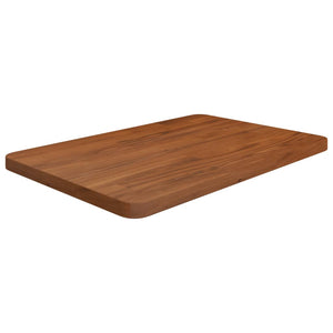 Waschtischplatte Dunkelbraun 60x40 cm Massivholz