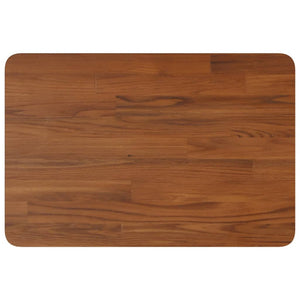 Waschtischplatte Dunkelbraun 60x40 cm Massivholz