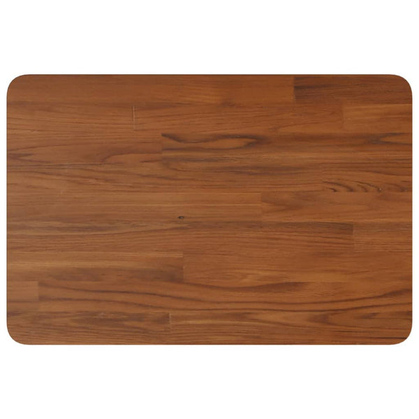 Waschtischplatte Dunkelbraun 60x40 cm Massivholz
