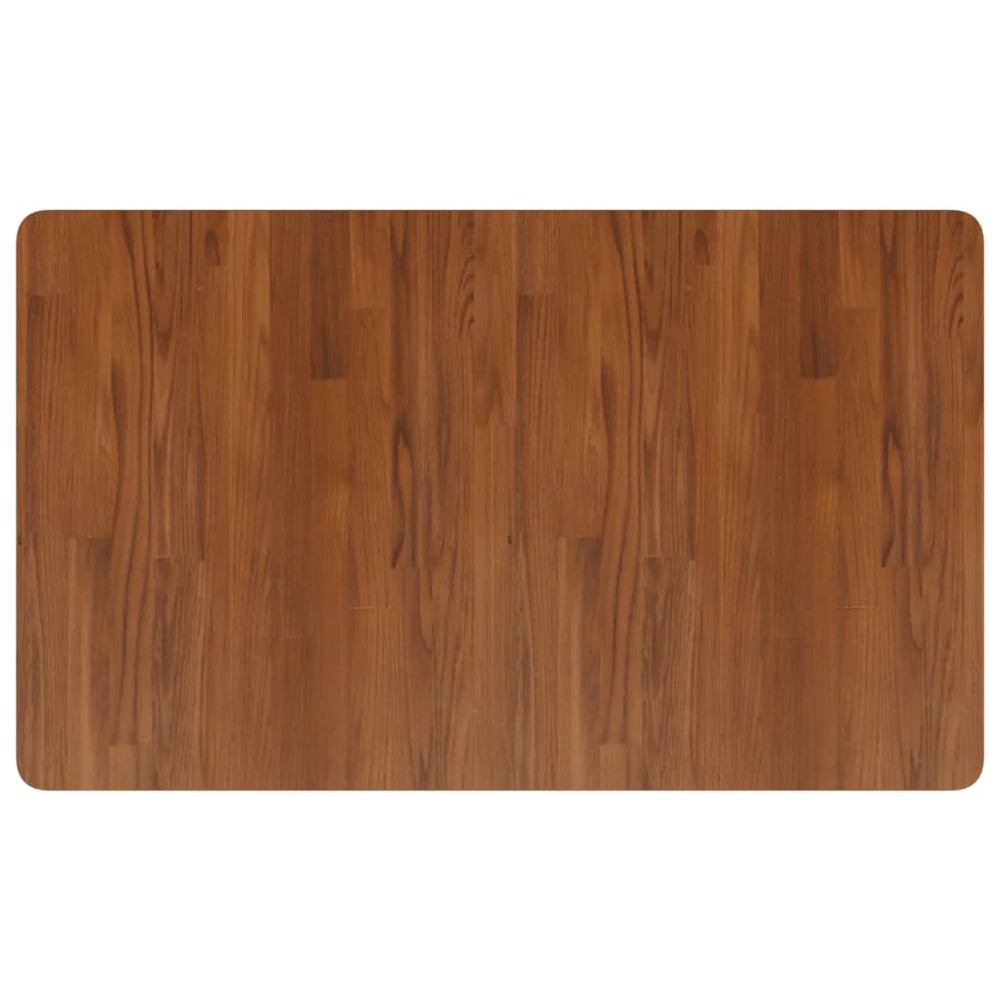 Dunkelbraune Waschtischplatte 100x60 cm Massivholz