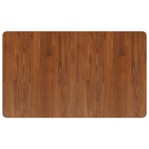 Dunkelbraune Waschtischplatte 100x60 cm Massivholz