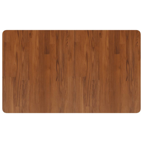 Dunkelbraune Waschtischplatte 100x60 cm Massivholz
