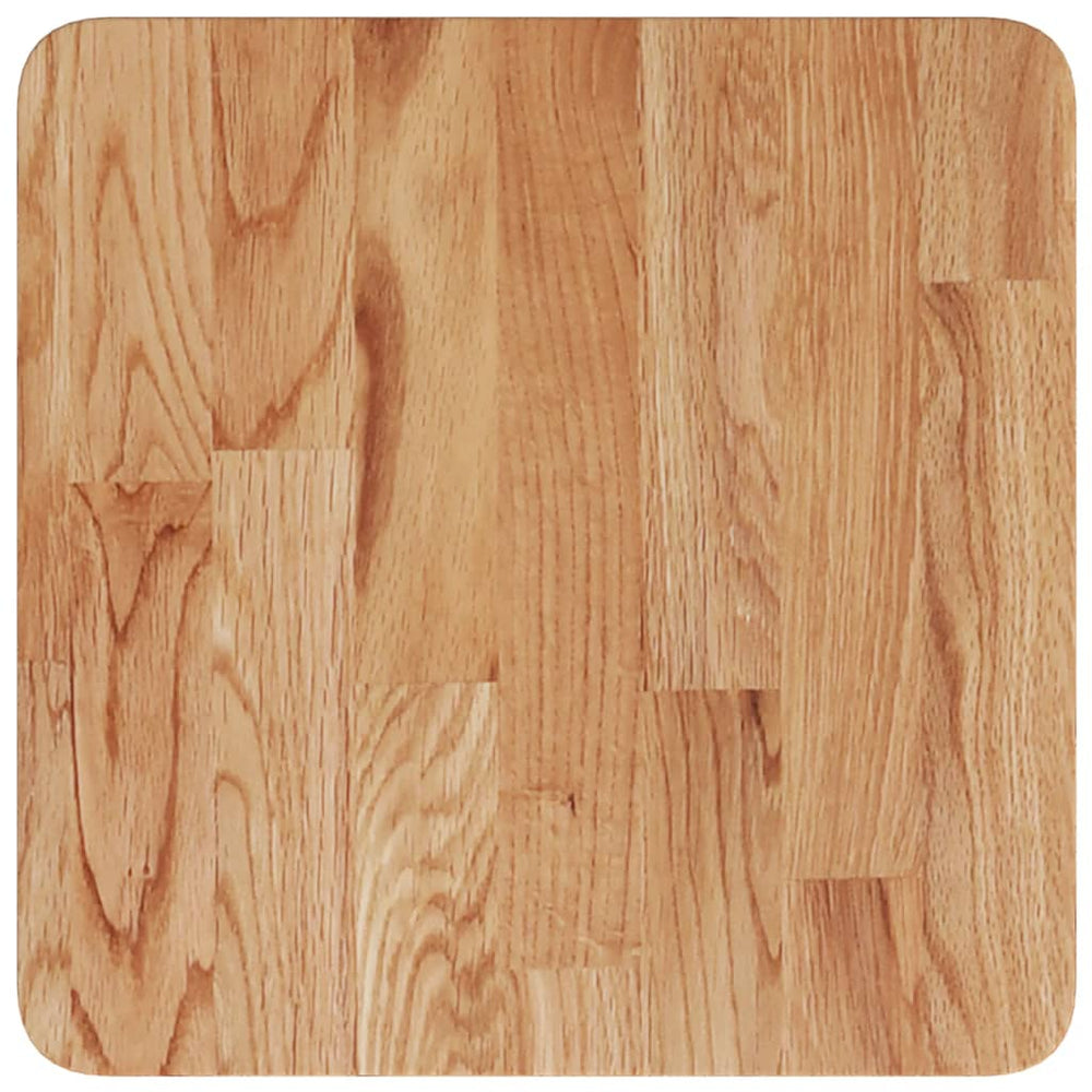 vidaXL Plateau de table carré Chêne traité marron clair 40x40x4 cm