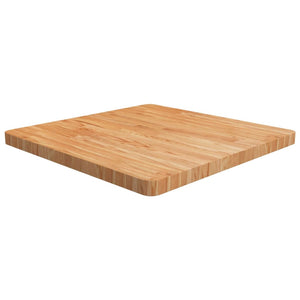 vidaXL Plateau de table carré Chêne clair 70x70x4 cm Chêne traité